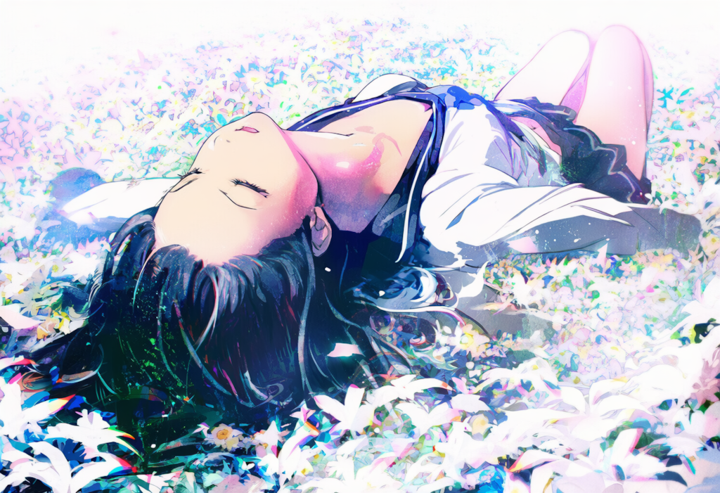 花影にほどける