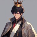 王冠をかぶった、黒髪短髪男性★その4(9枚) 5枚目