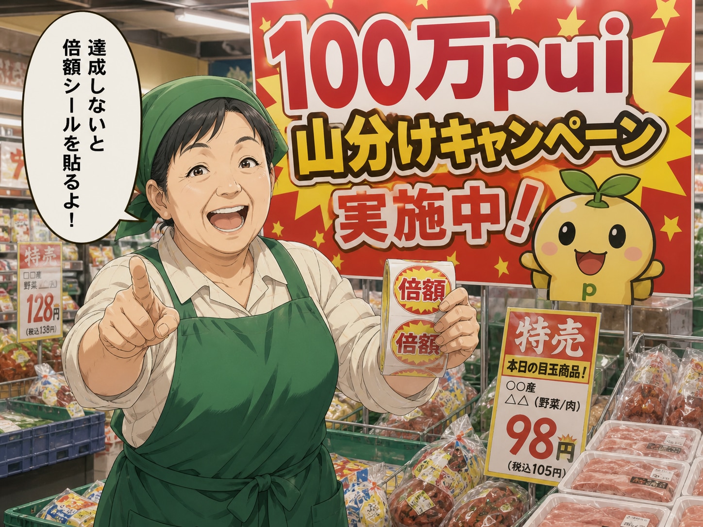 スーパーちちぷいでも宣伝！ | の人気AIイラスト・グラビア