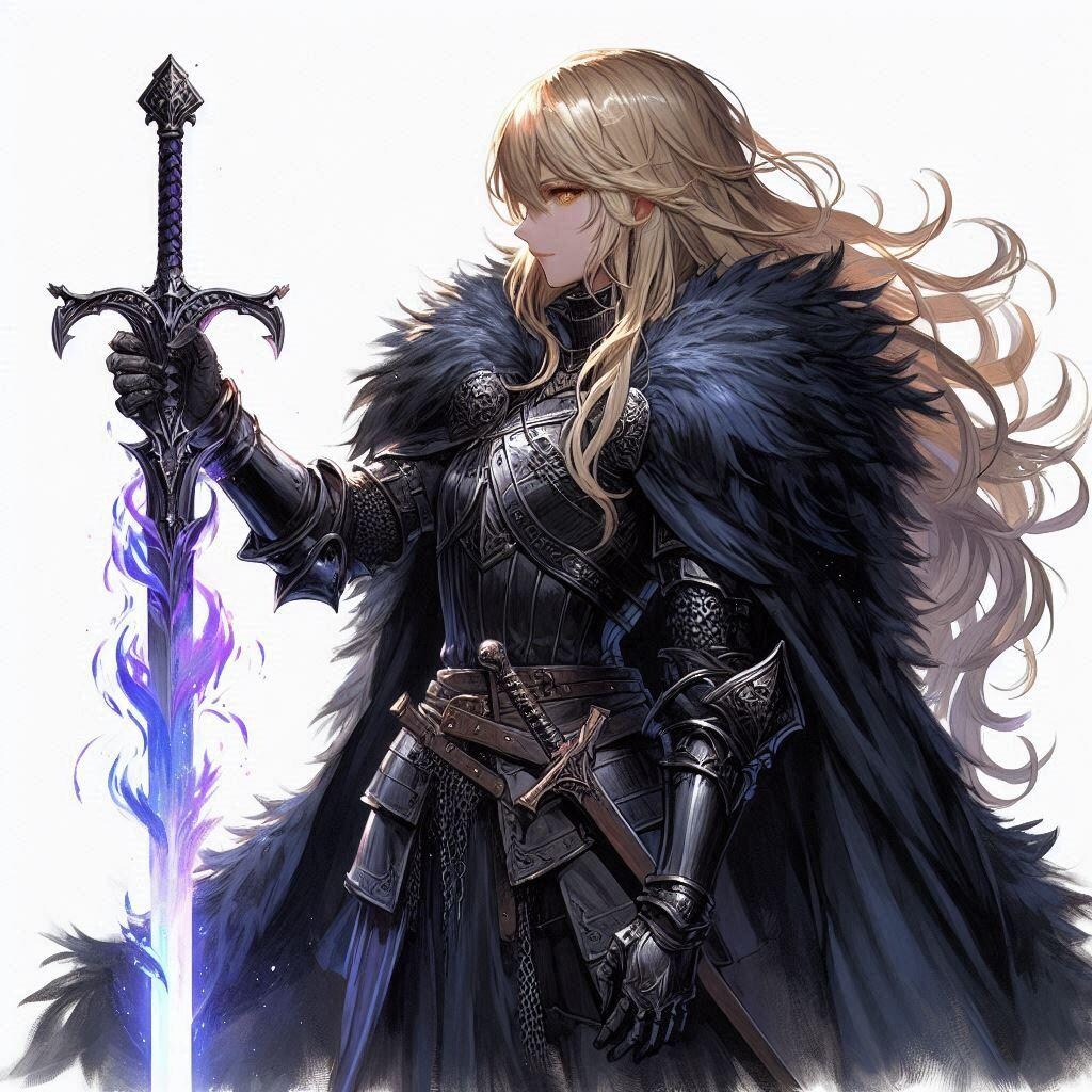 ブロンドの女騎士さん704