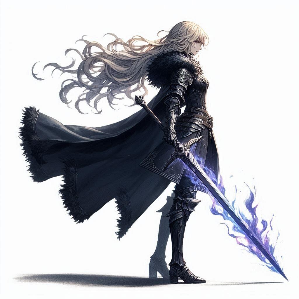 ブロンドの女騎士さん704