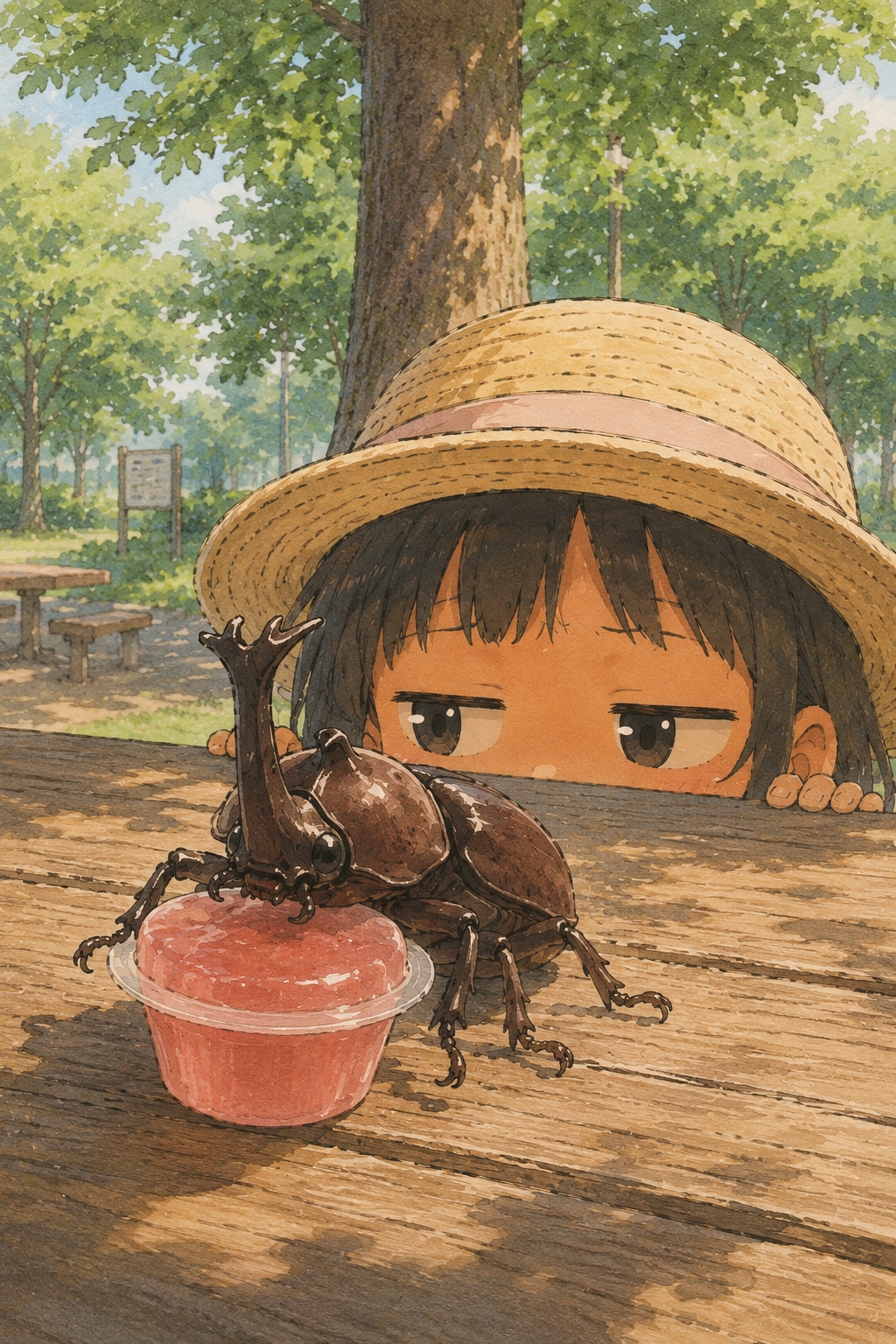 昆虫観察