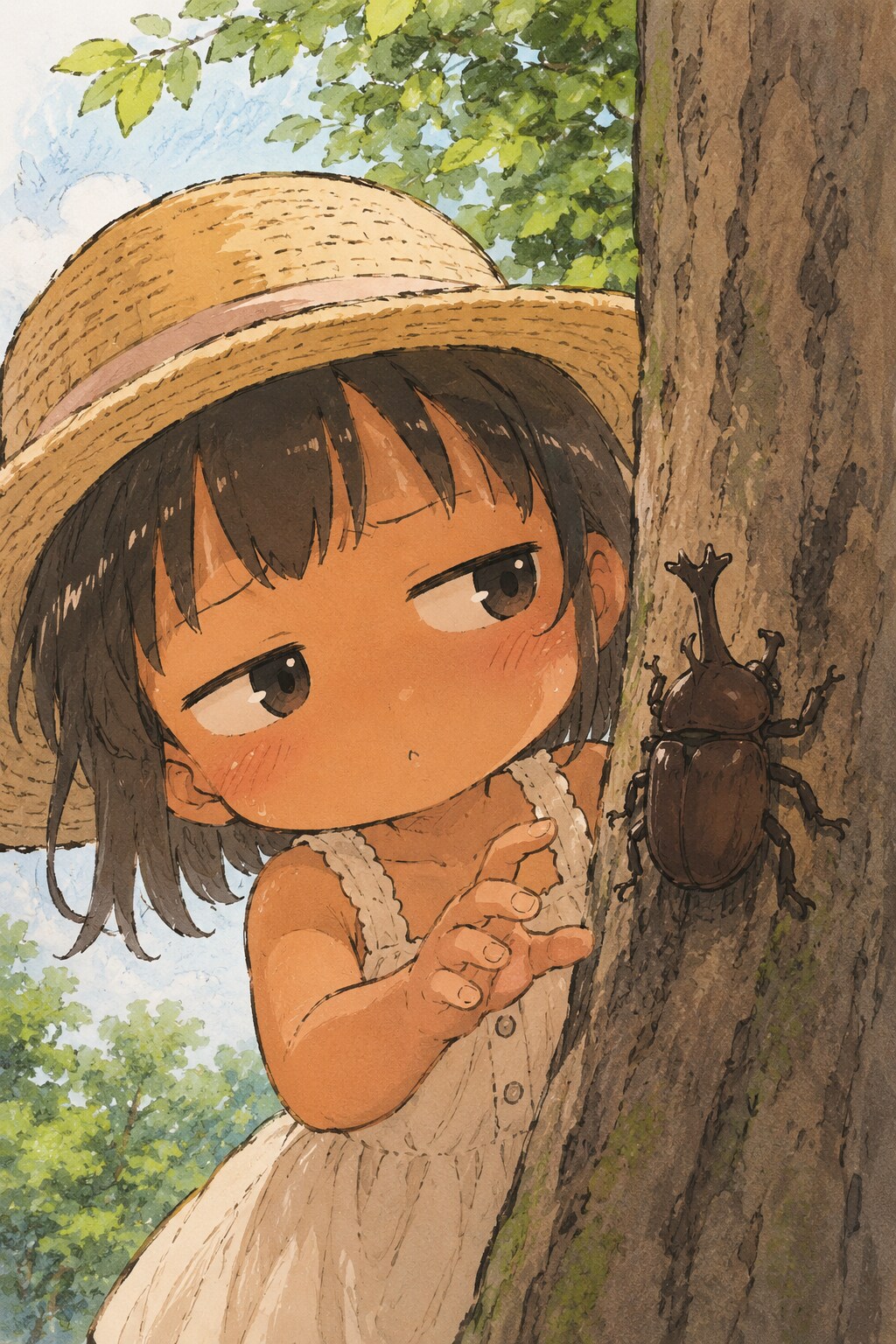 昆虫観察