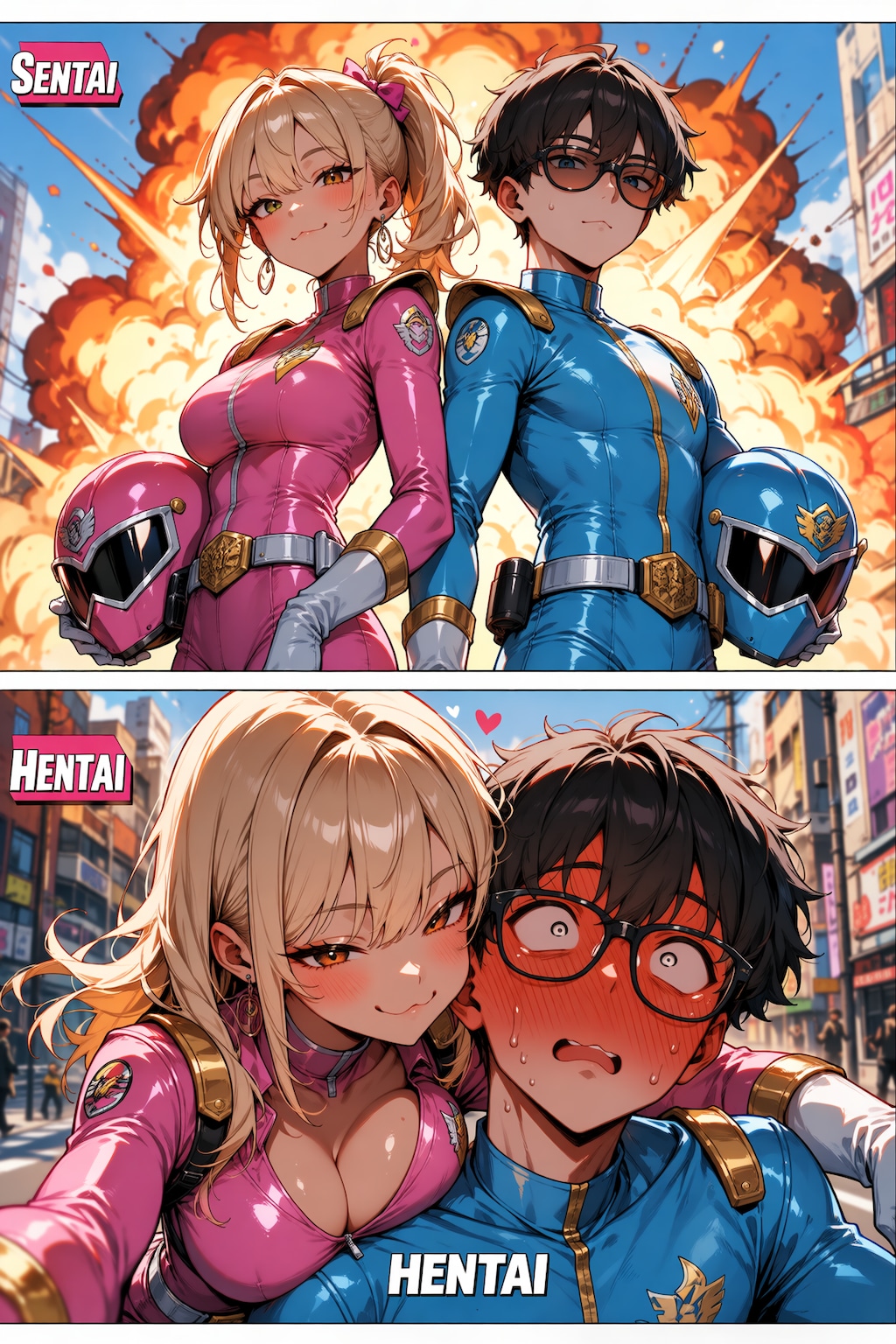 戦隊→変態