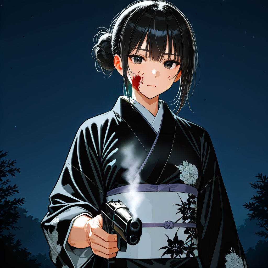 着物姿の暗殺者