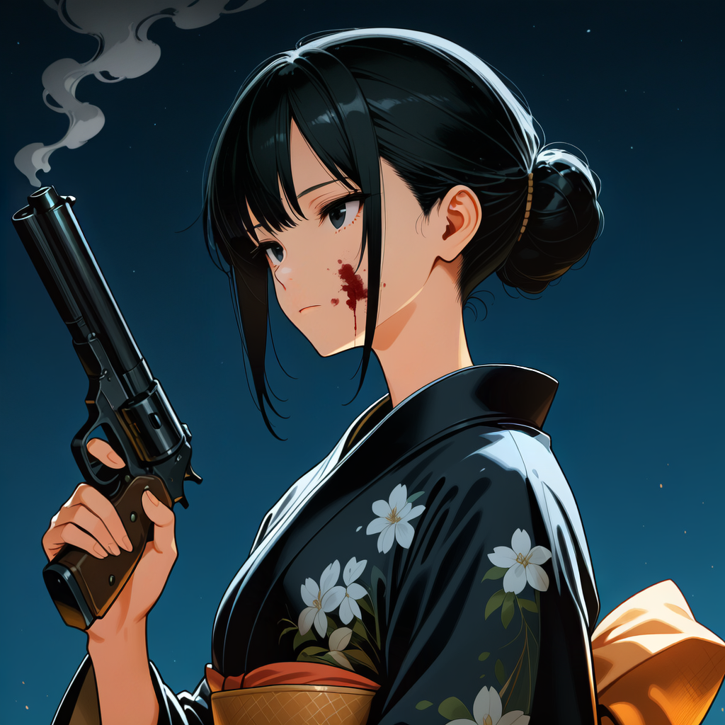 着物姿の暗殺者