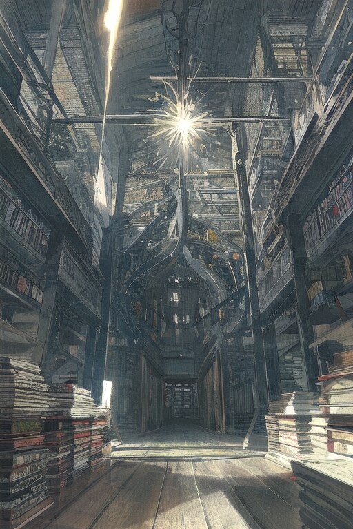 地獄の図書館 | の人気AIイラスト・グラビア