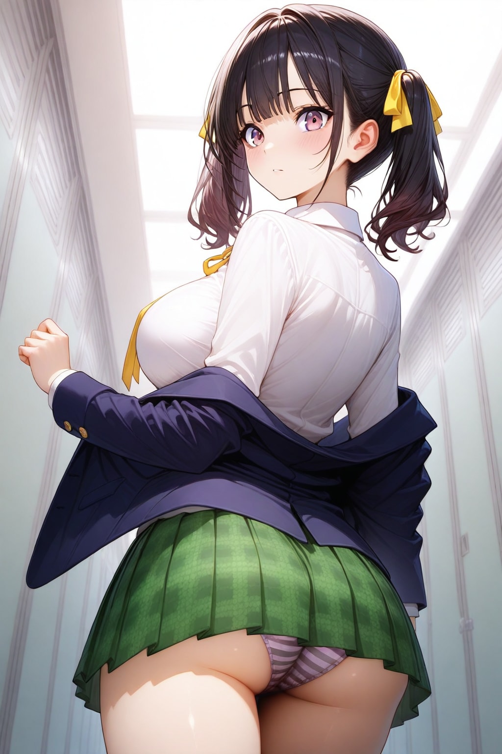 「あっ、階段で私のパンツ見た◾◾君じゃん」