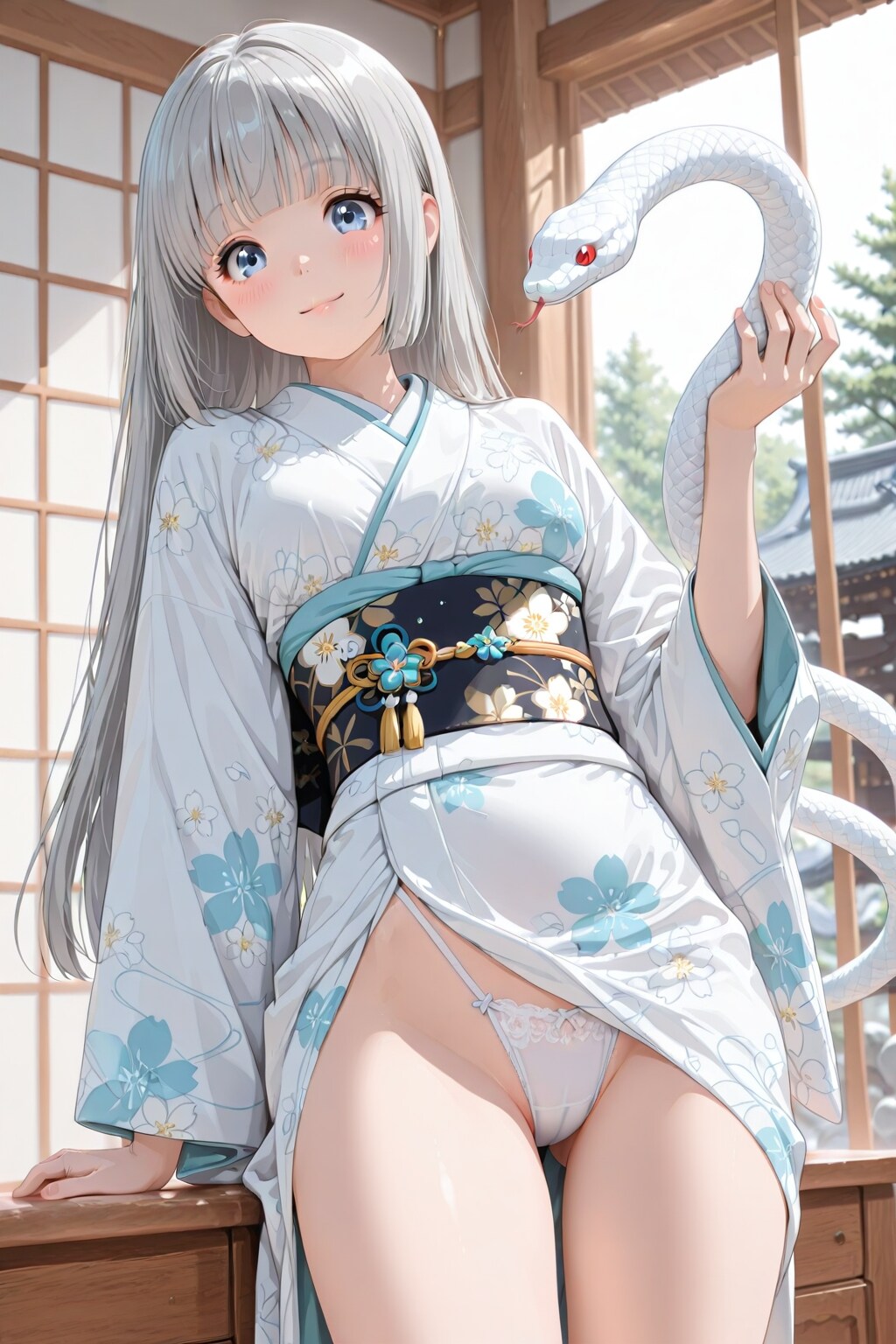白ヘビの御神体