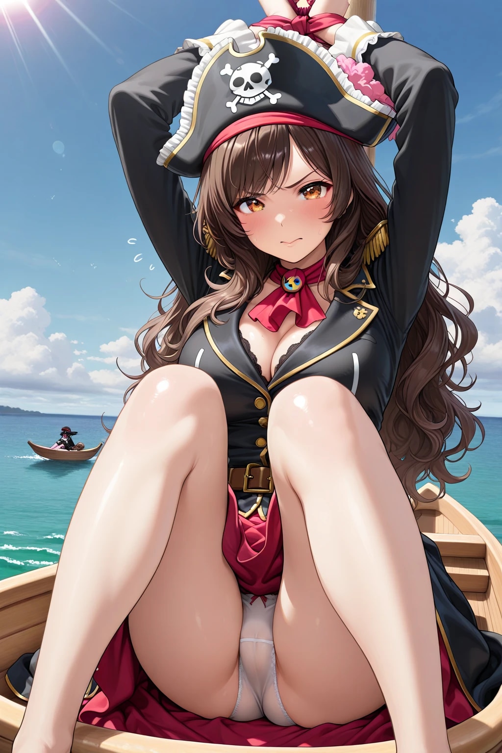115000いいね記念にいい谷間の女海賊を捕らえました