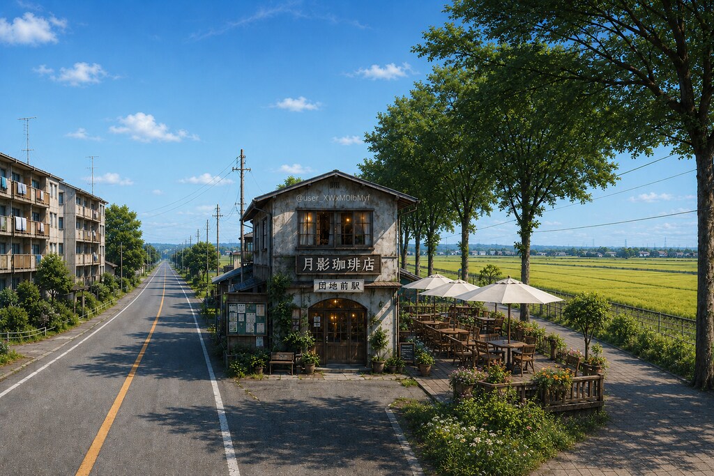 田園地帯の「月影珈琲店」　７