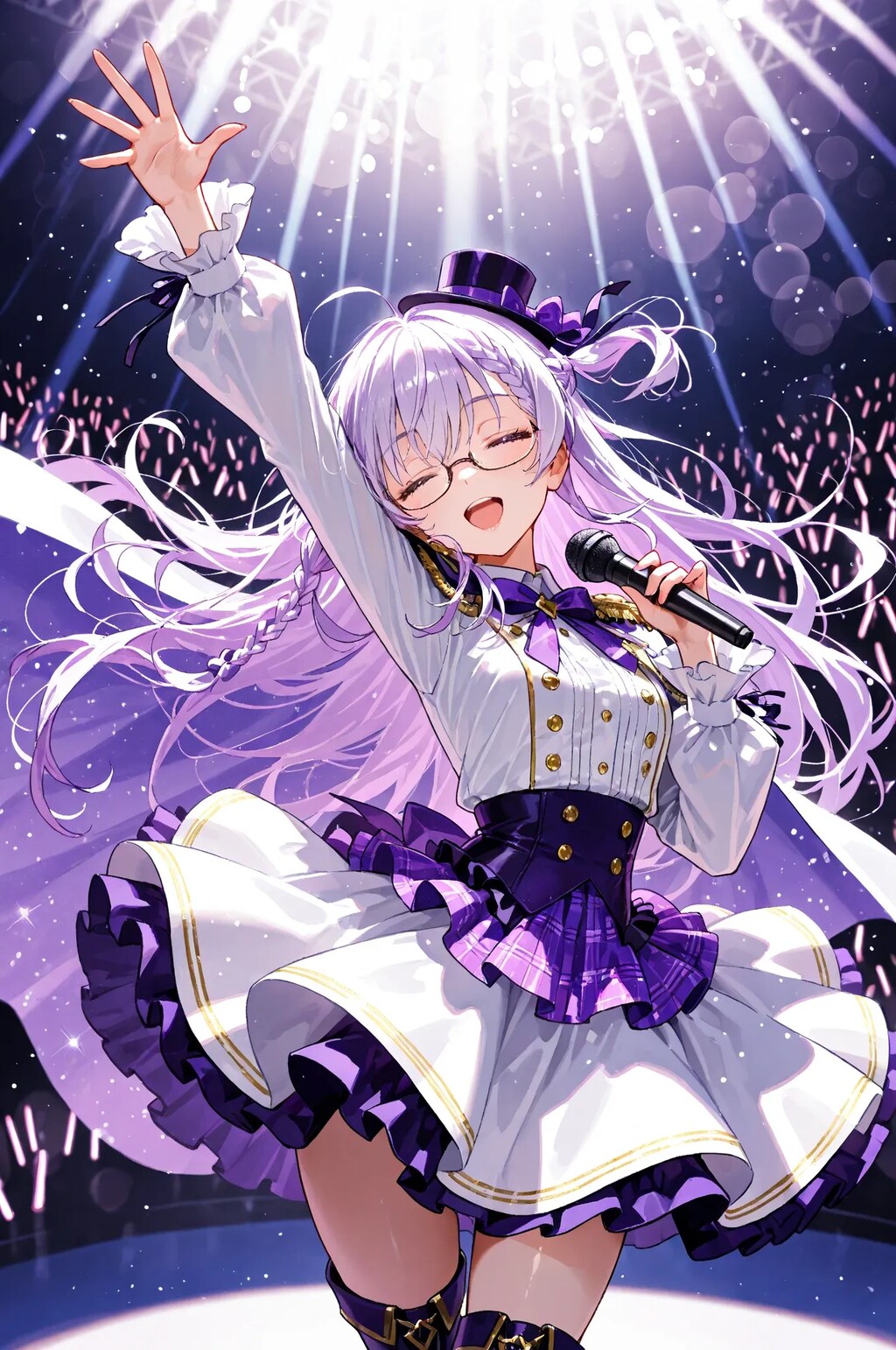 眼鏡三つ編みイベント開始ですね✨