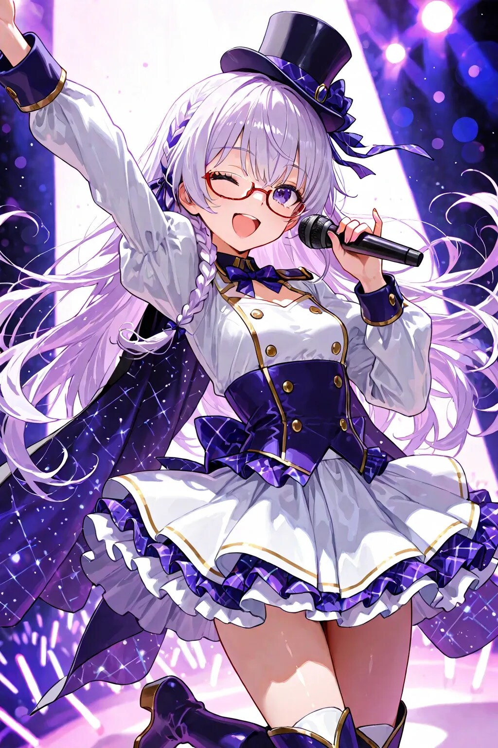 眼鏡三つ編みイベント開始ですね✨