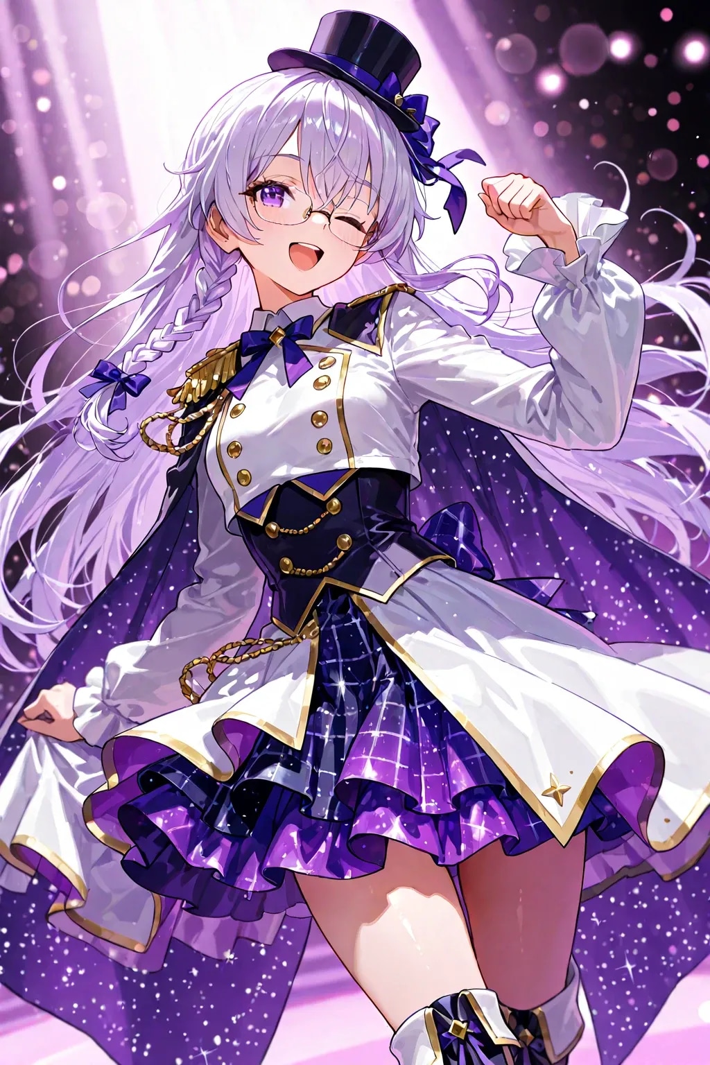 眼鏡三つ編みイベント開始ですね✨