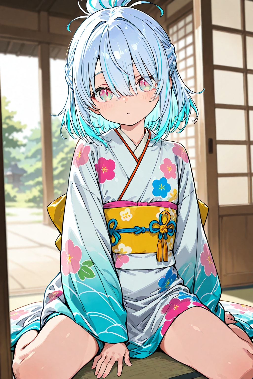 瑠璃花　雛まつり