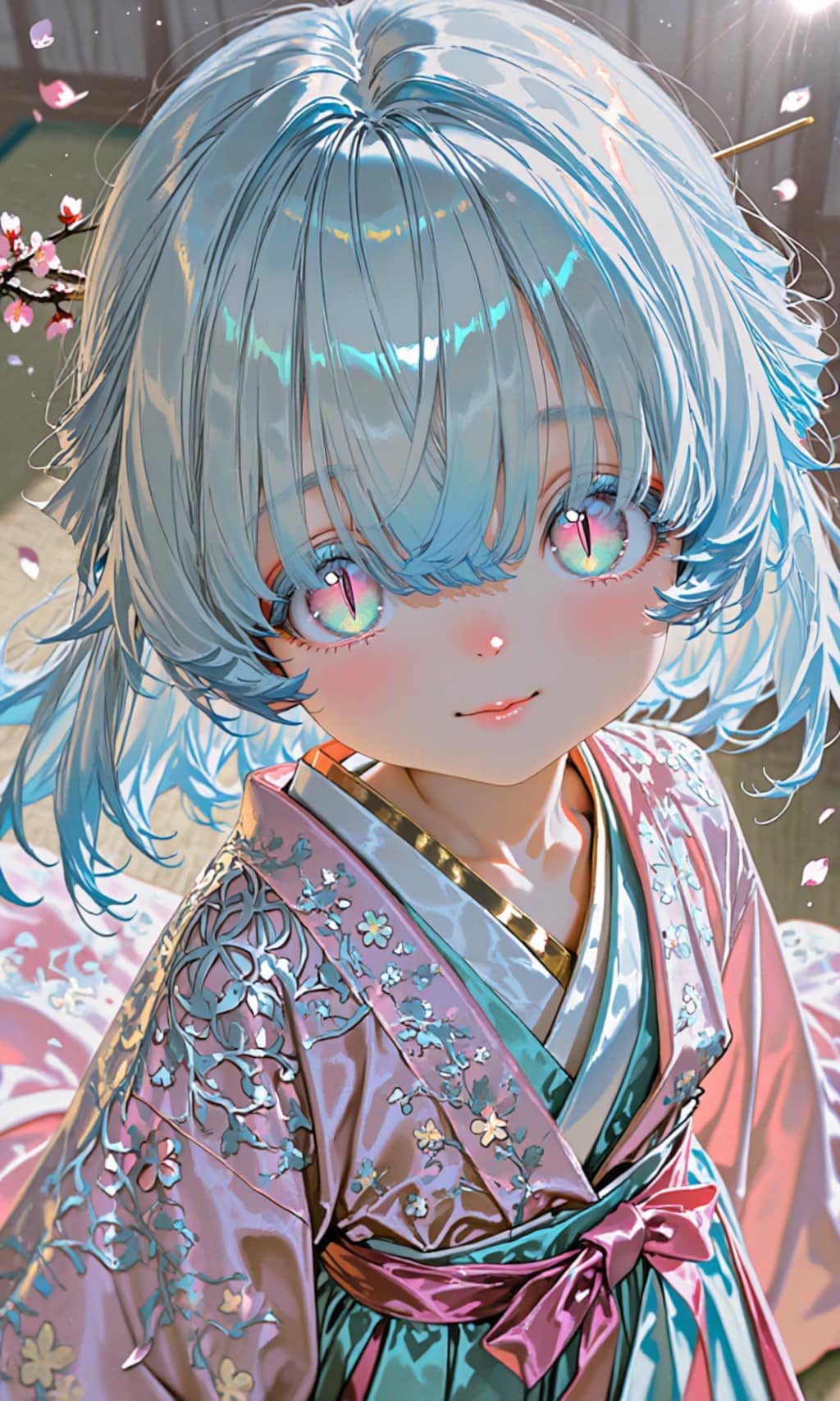 瑠璃花　雛まつり