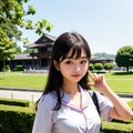 修学旅行中の女子高生 2枚目
