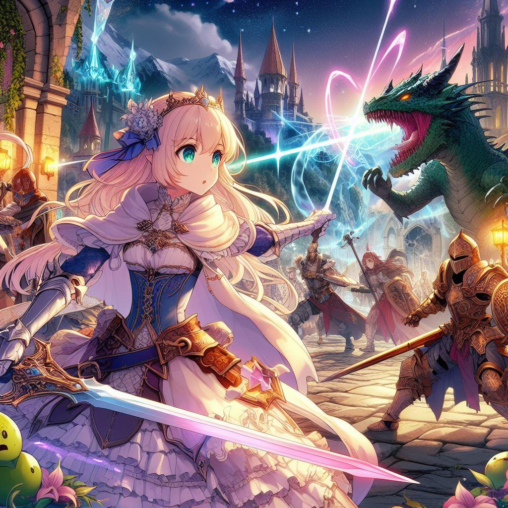 ドラゴンが暴れているので姫様が手懐けに行きました。