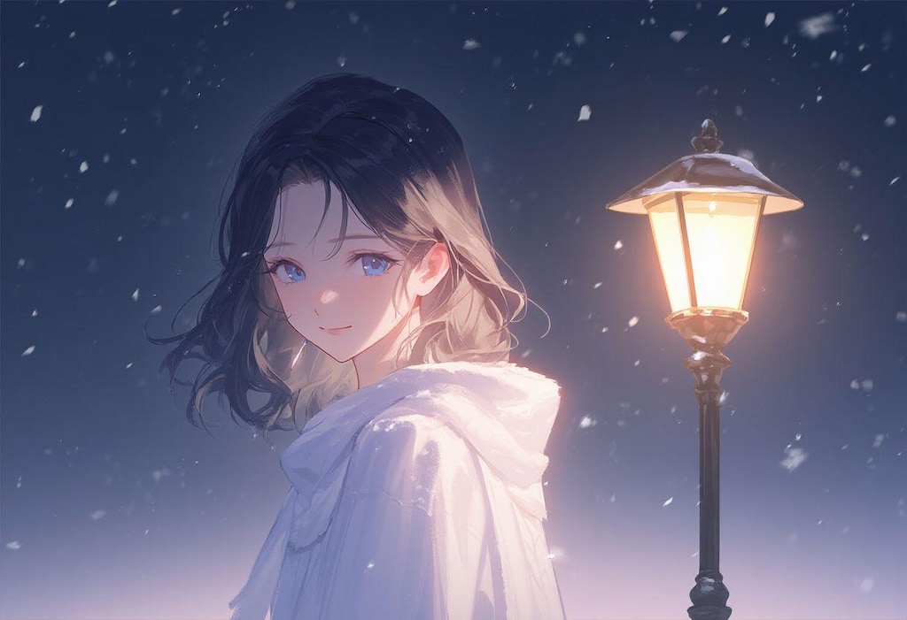 Girls in snow
