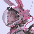 pink bunny diver girl sci-fi mode 兎潜水隊 12枚目