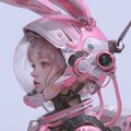 pink bunny diver girl sci-fi mode 兎潜水隊 10枚目