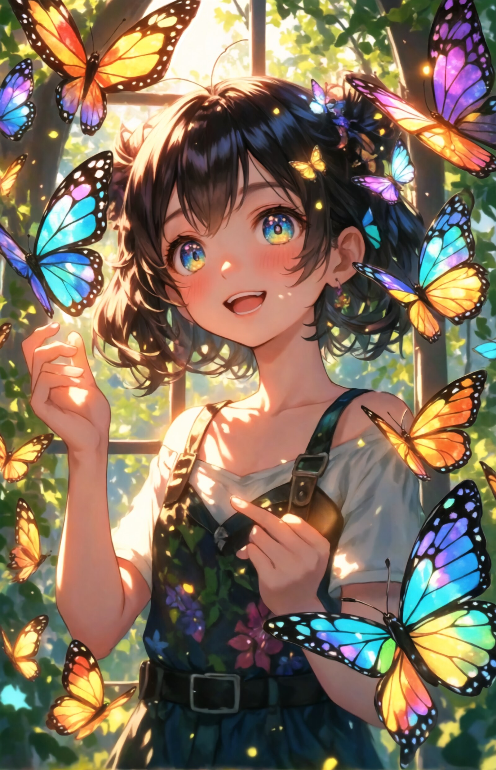 蝶の庭 | の人気AIイラスト・グラビア