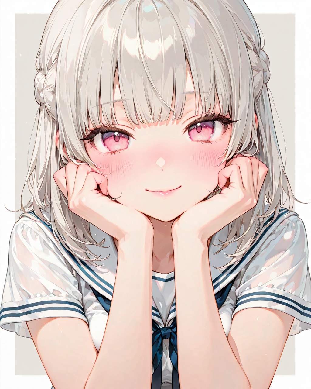 見つめて