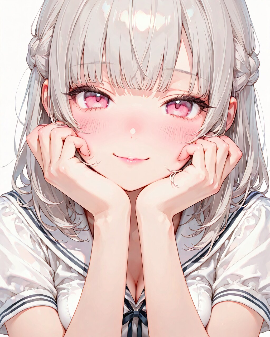 見つめて