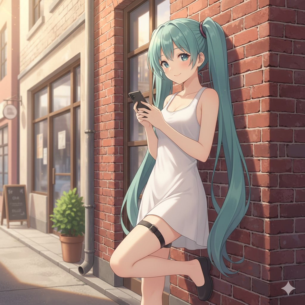 ミクさんのおみ足✨