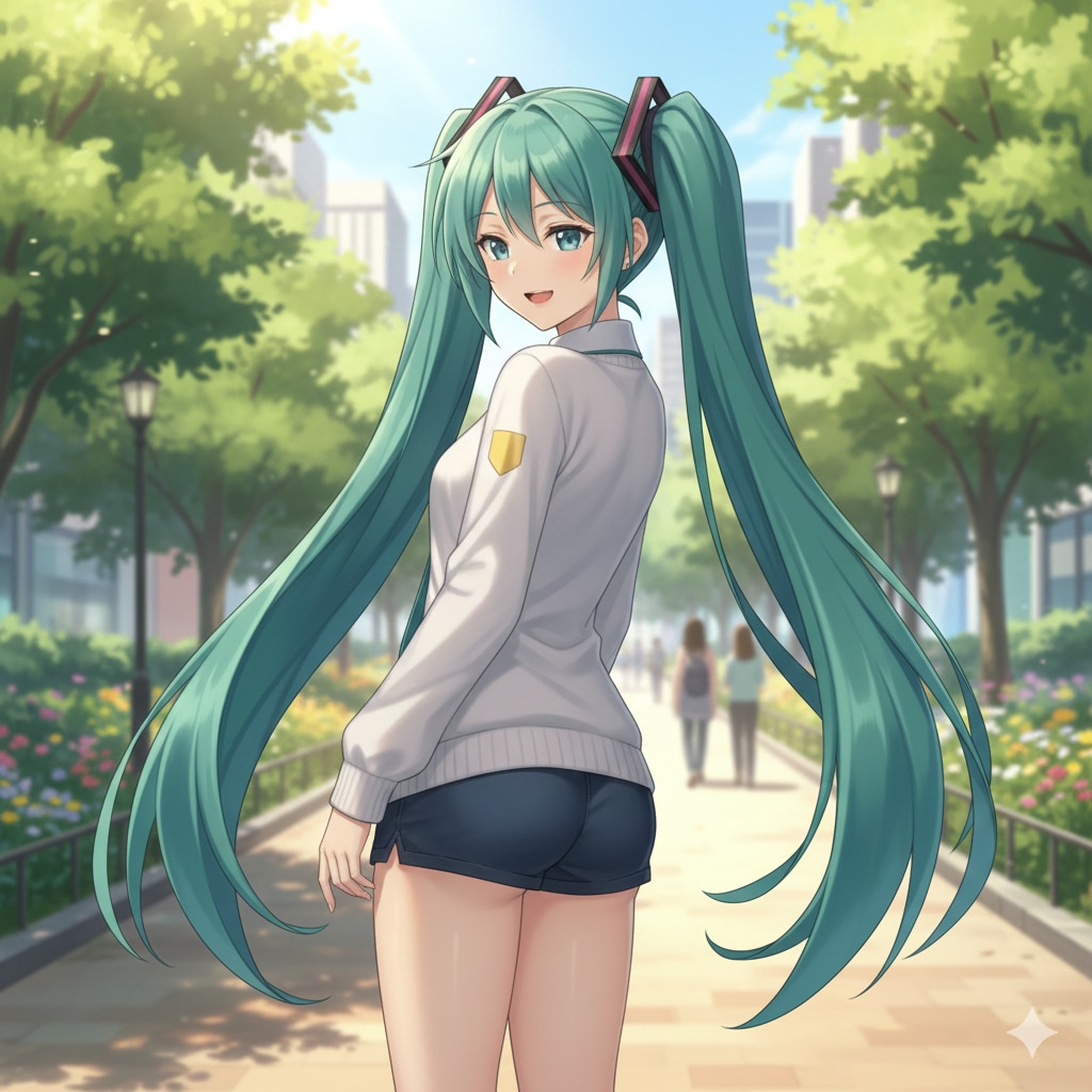 ミクさんのおみ足✨