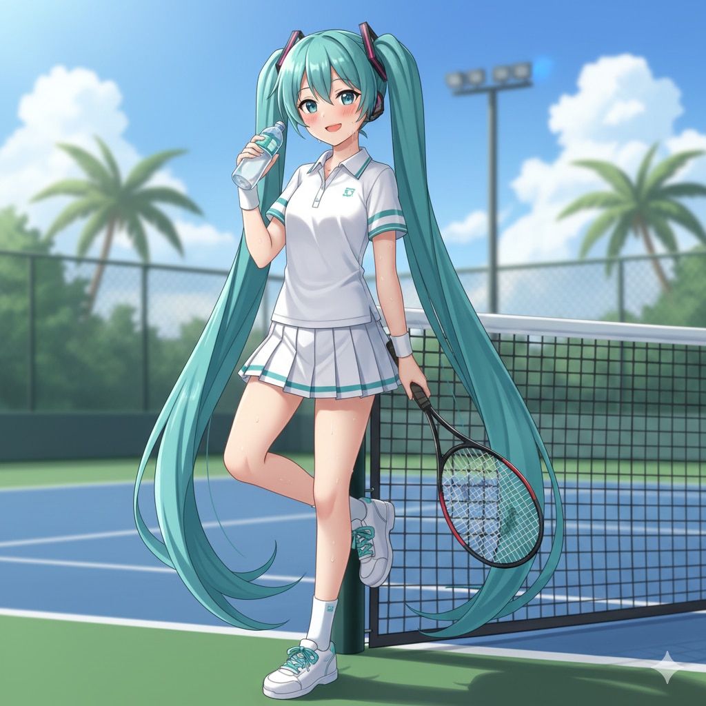 ミクさんのおみ足✨