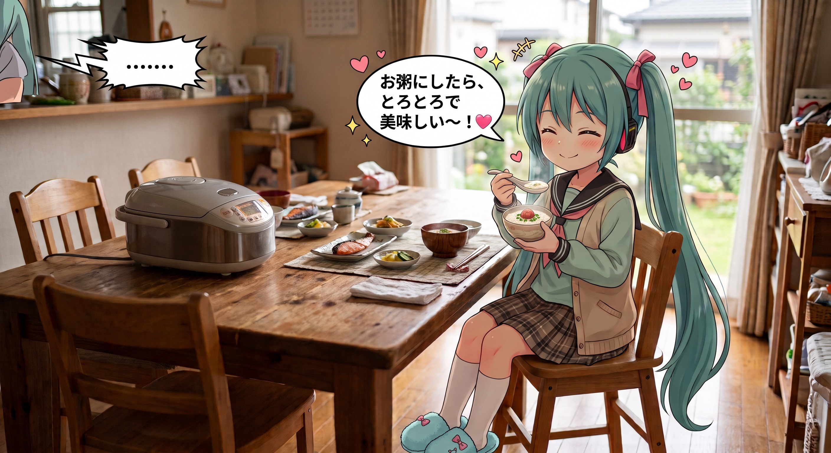 今日のお昼はお粥です | の人気AIイラスト・グラビア