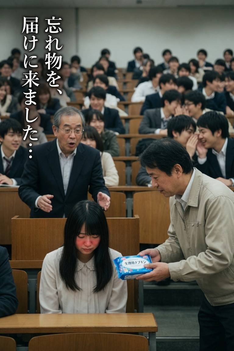 ちょっと、お父さん、やめて‼️