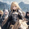 軍勢を率いるブロンドの女騎士さん２ 2枚目