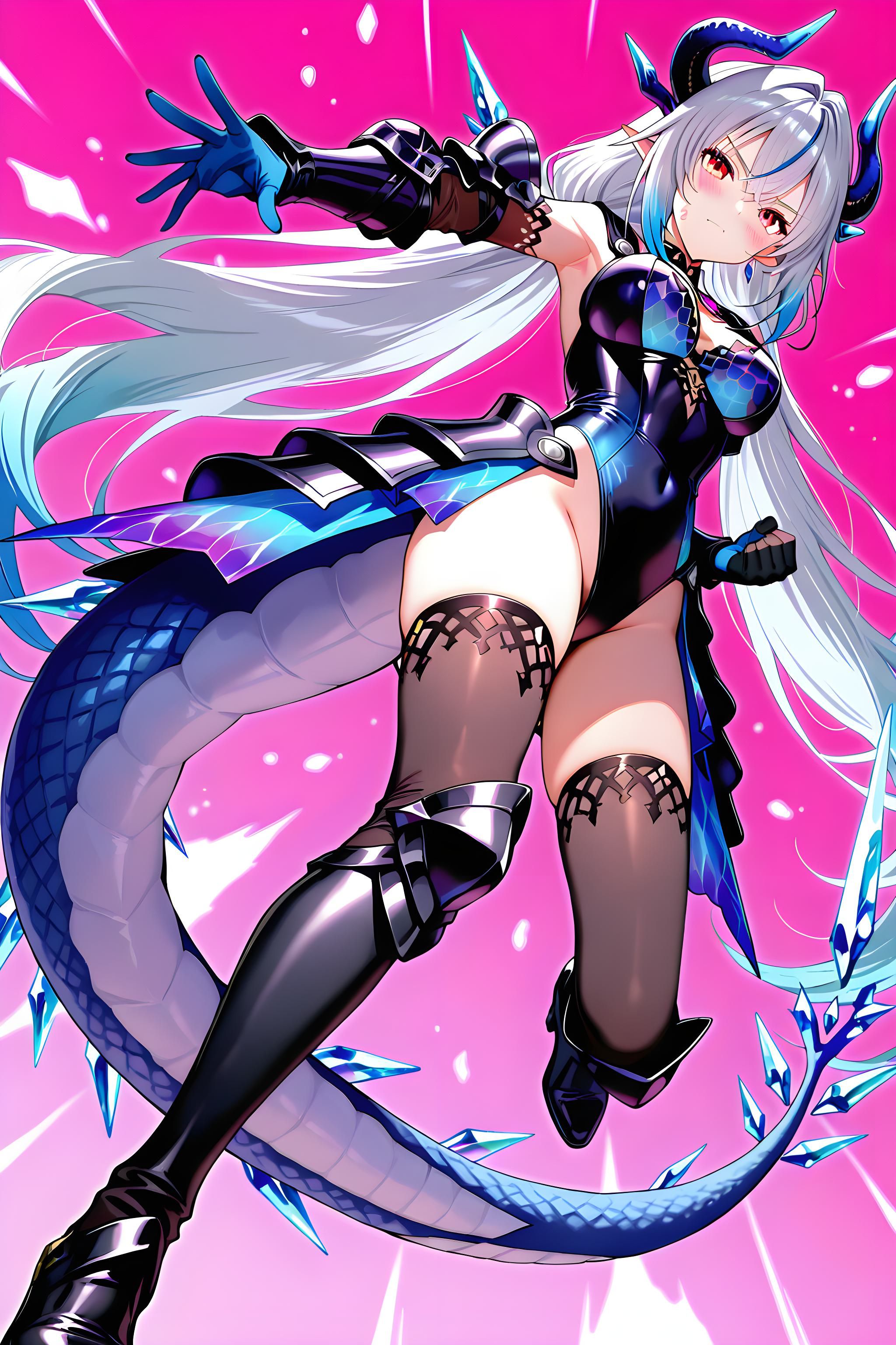龍ガール | の人気AIイラスト・グラビア