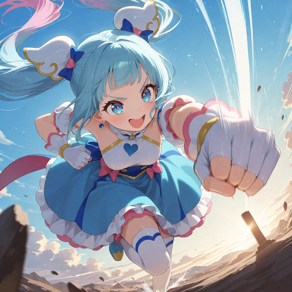 ヒーローガールゥッ　スカイパァァァンチッ！