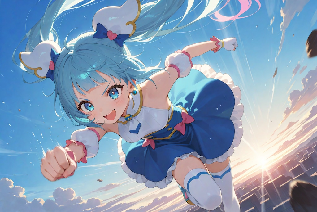 ヒーローガールゥッ　スカイパァァァンチッ！