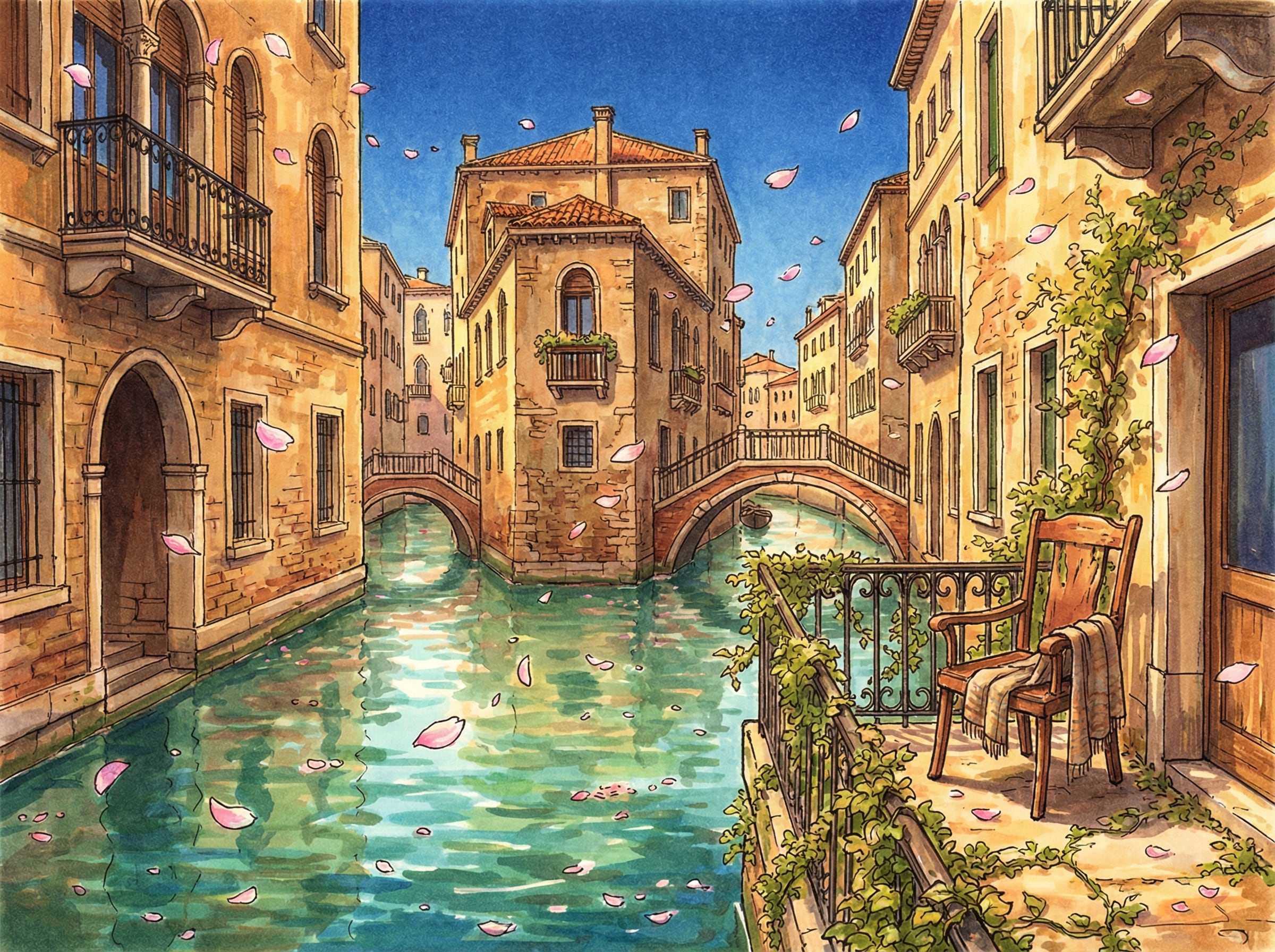 コピックアート、ベネチア | の人気AIイラスト・グラビア
