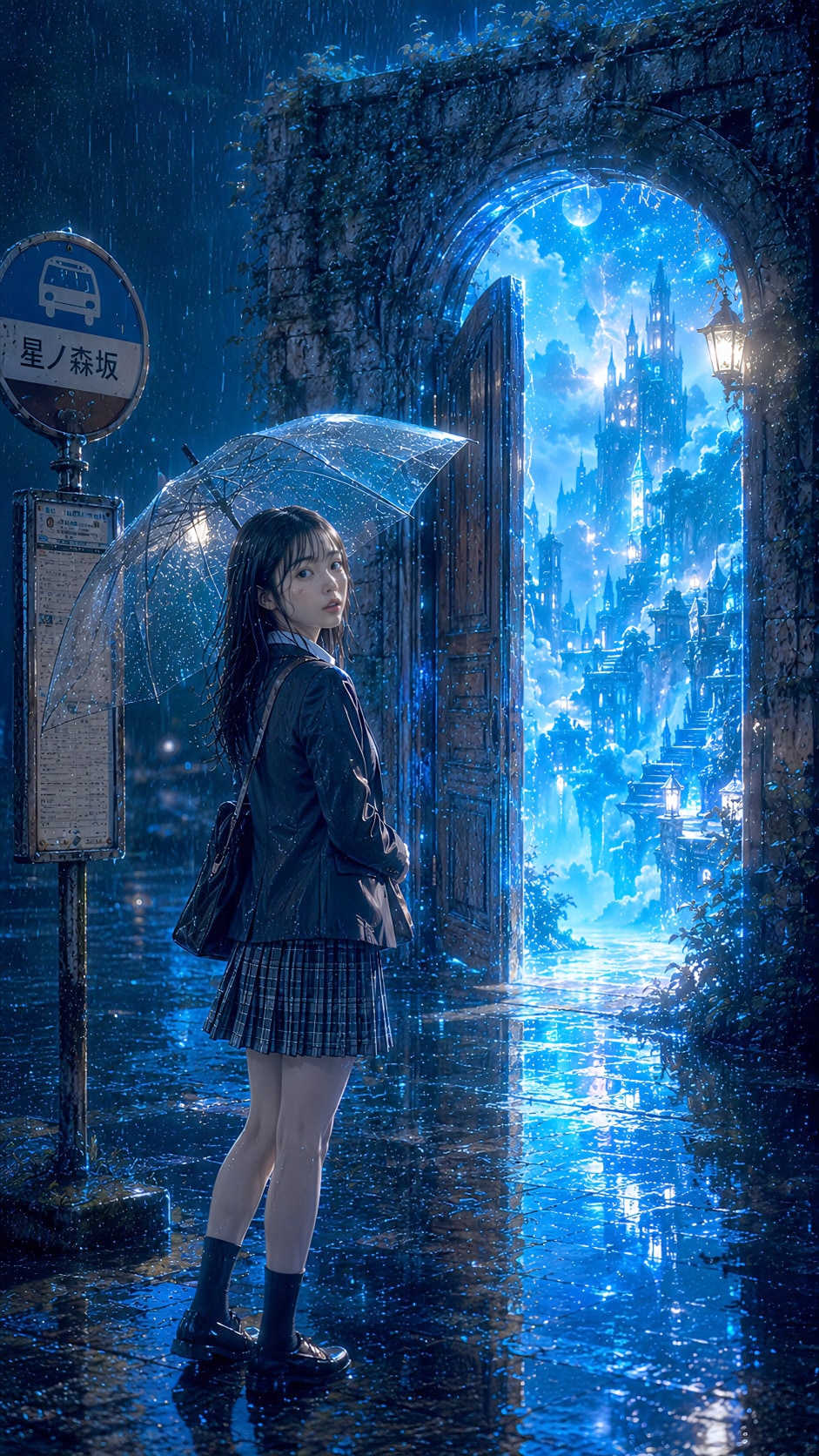 ある日突然異世界の扉 | の人気AIイラスト・グラビア