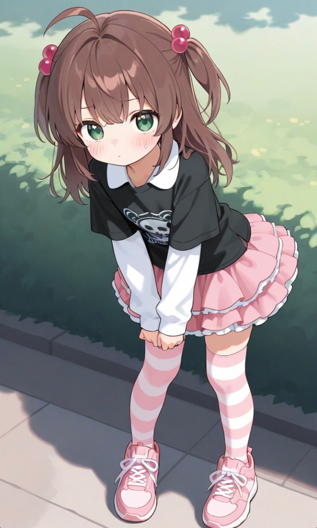 ピンクのスカート☆