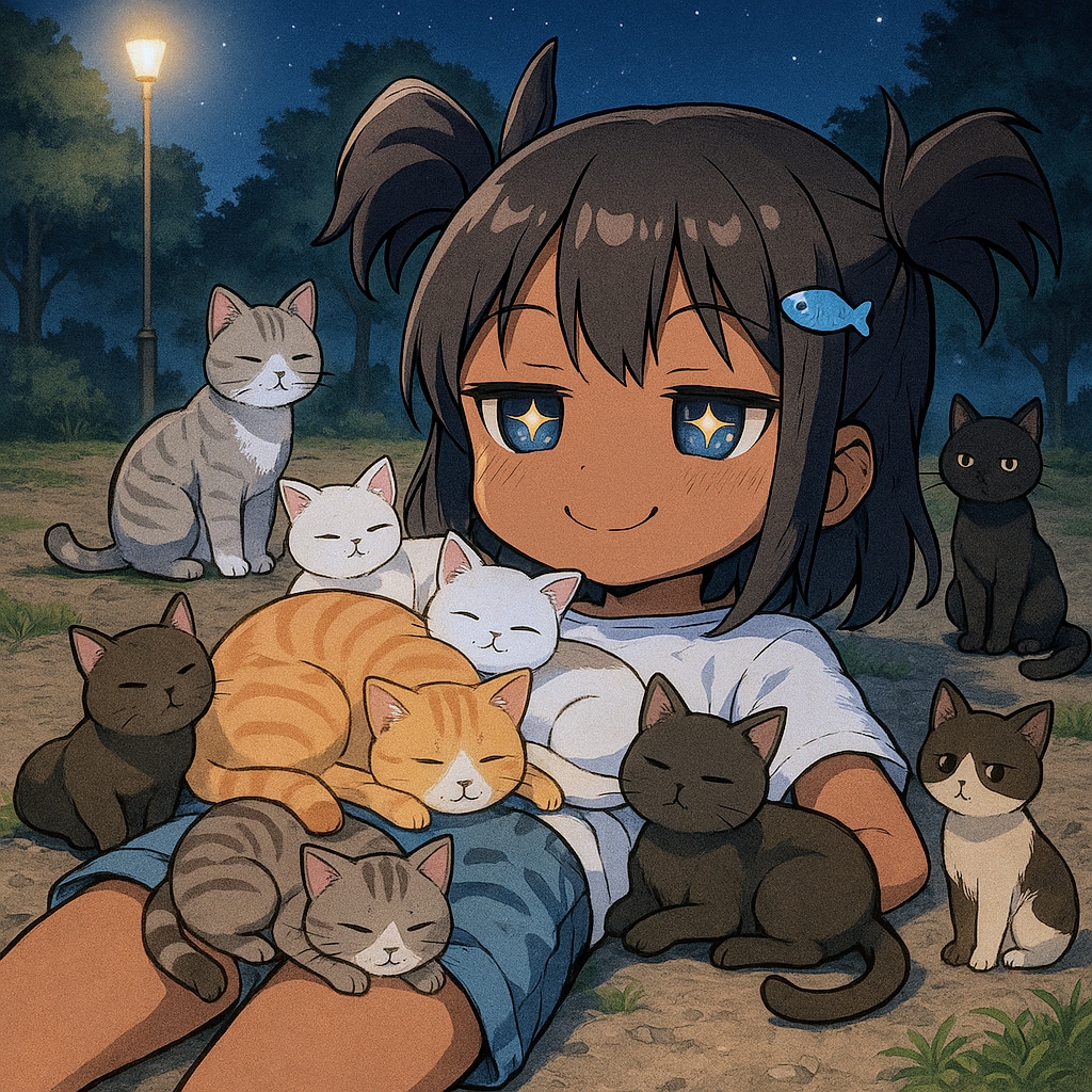 夜遊びするこなつちゃん