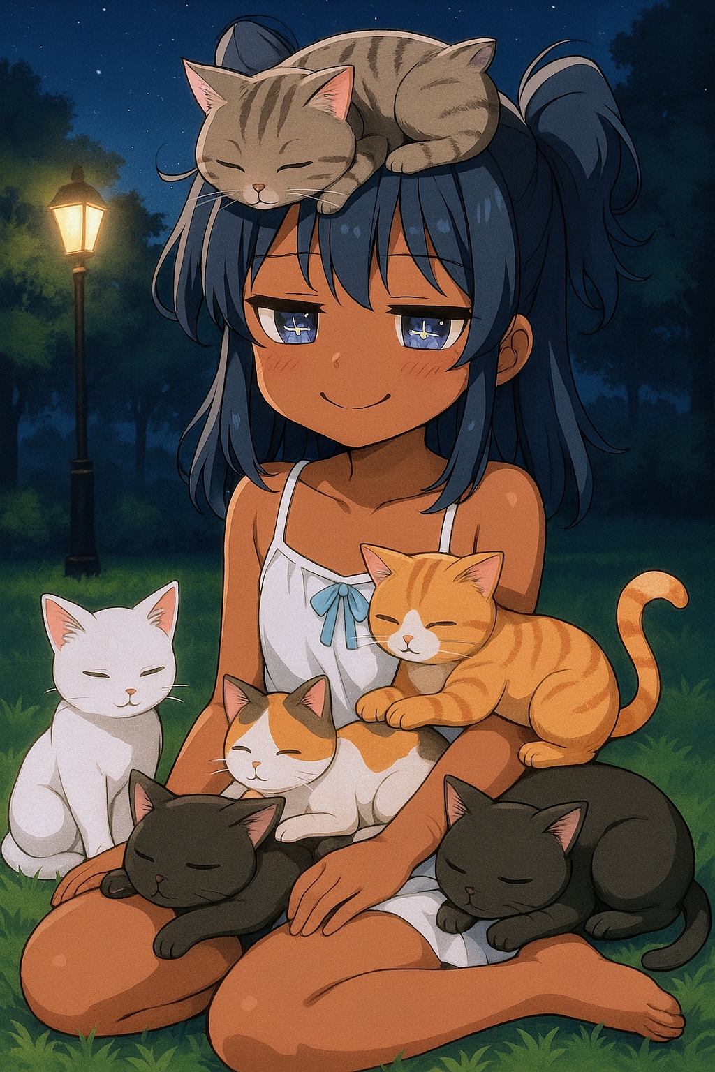 夜遊びするこなつちゃん