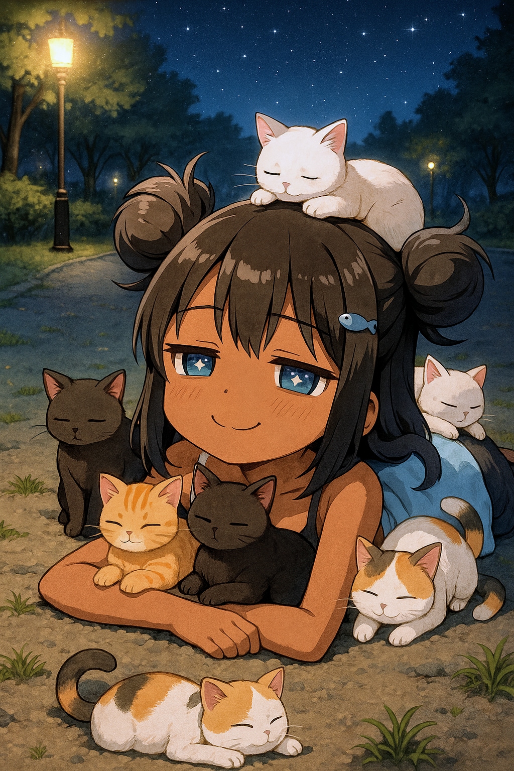 夜遊びするこなつちゃん