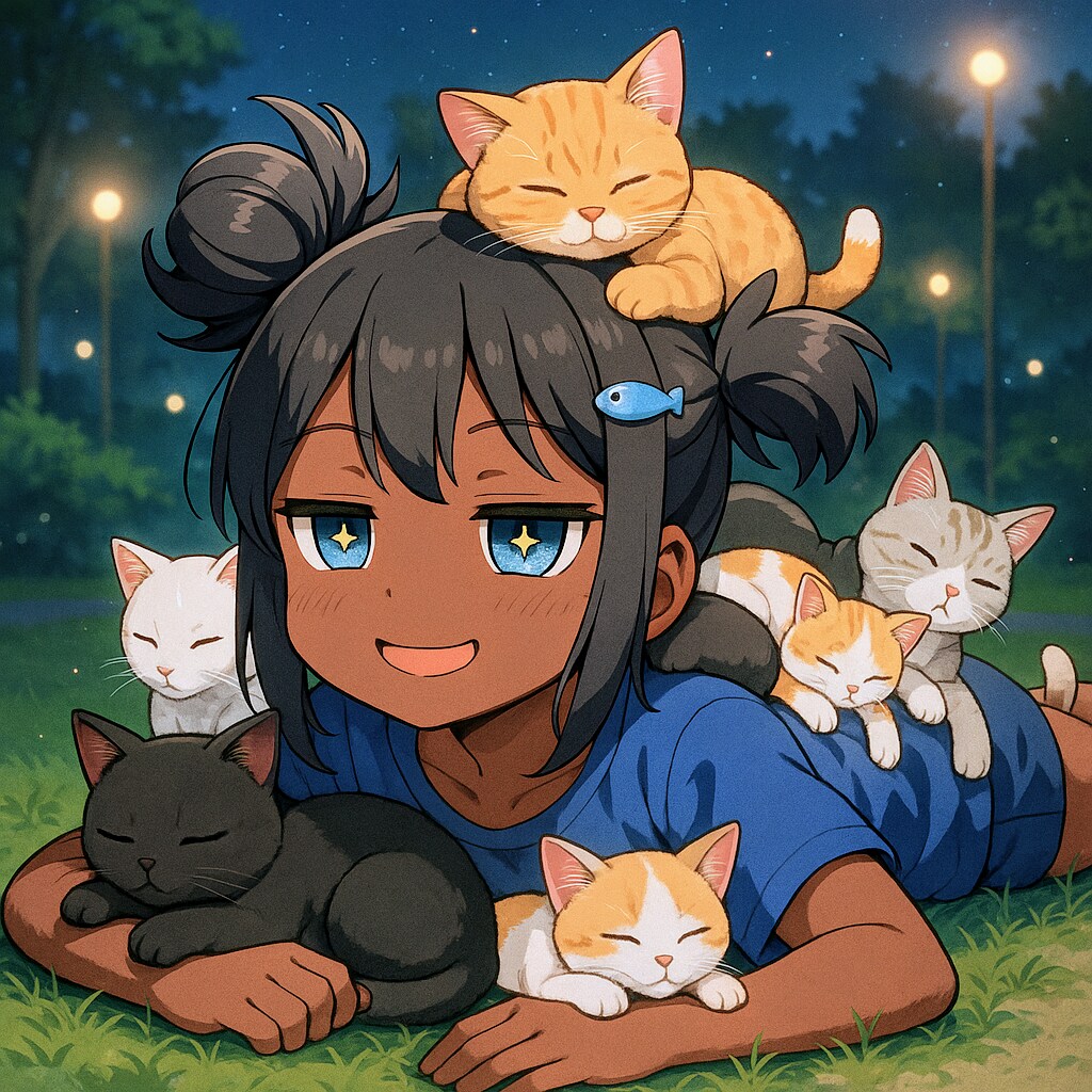 夜遊びするこなつちゃん