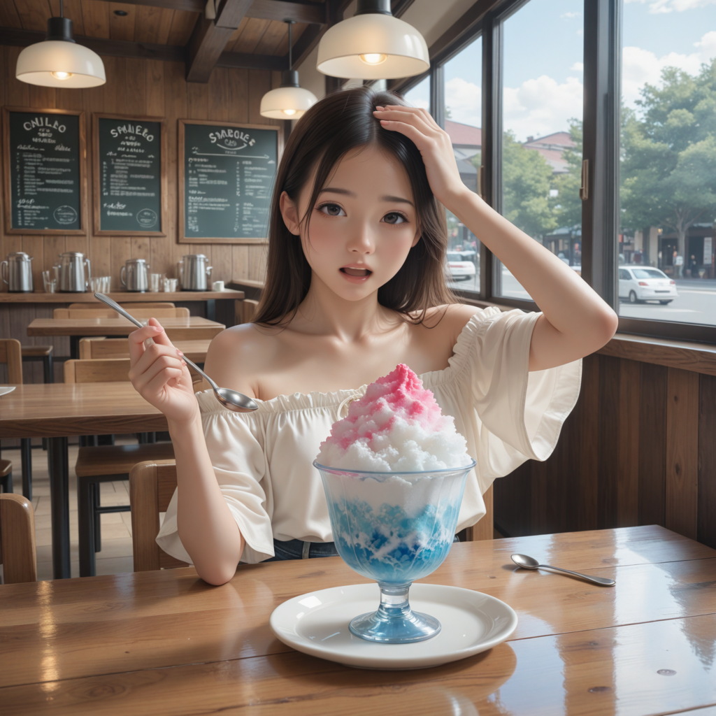 かき氷屋にて①