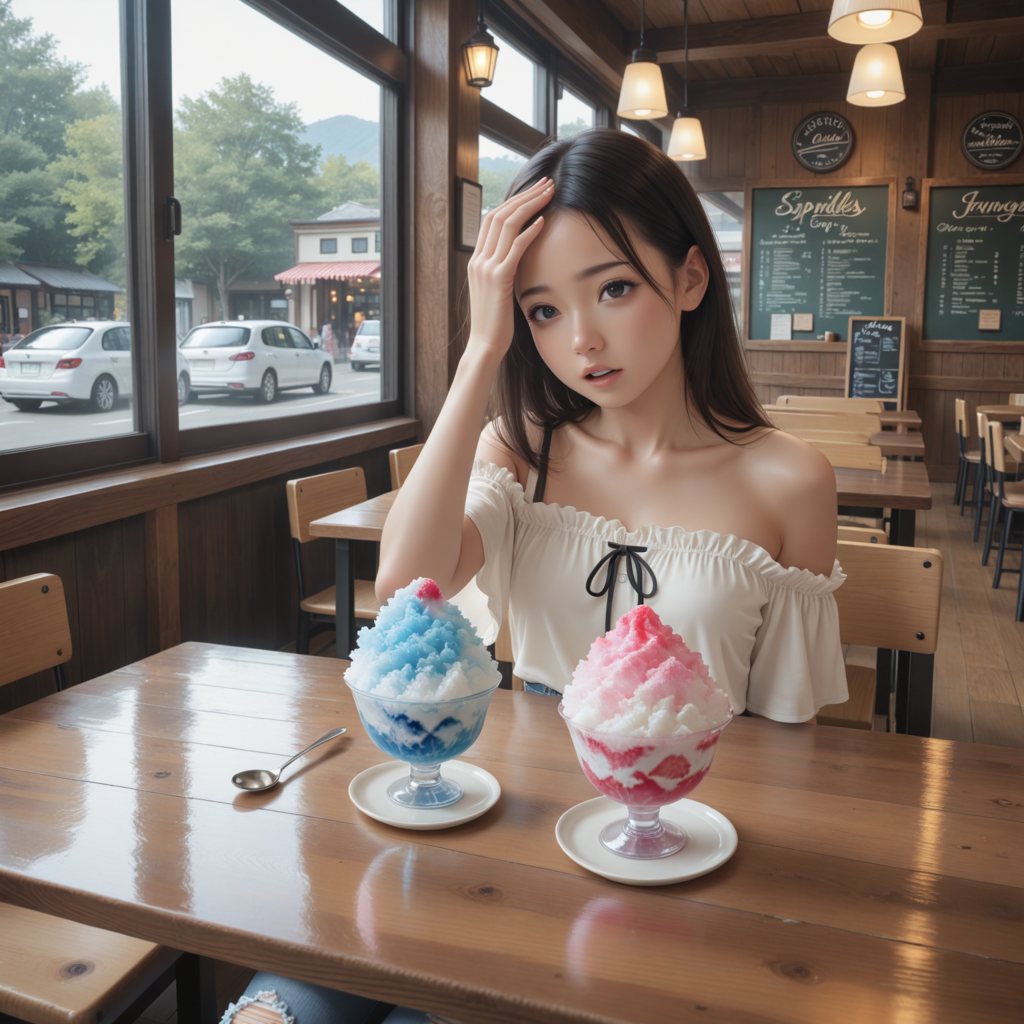 かき氷屋にて①