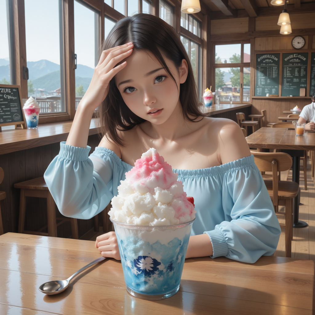 かき氷屋にて①