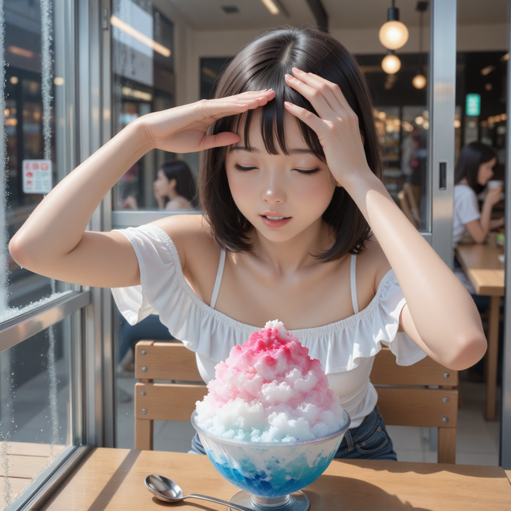 かき氷屋にて①