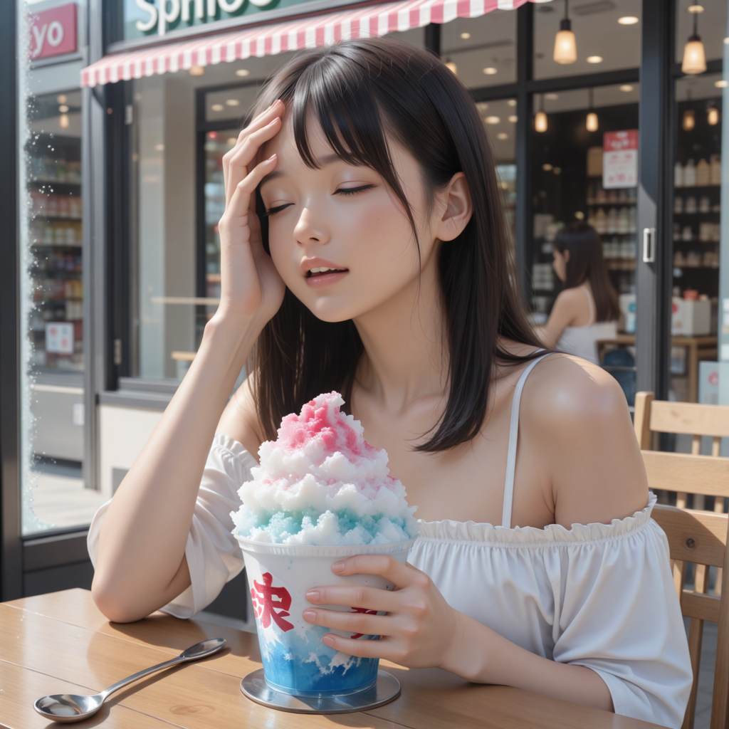 かき氷屋にて①