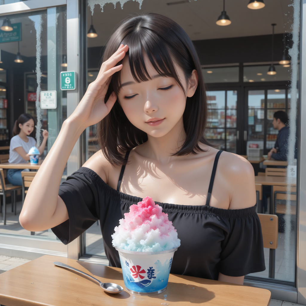 かき氷屋にて①